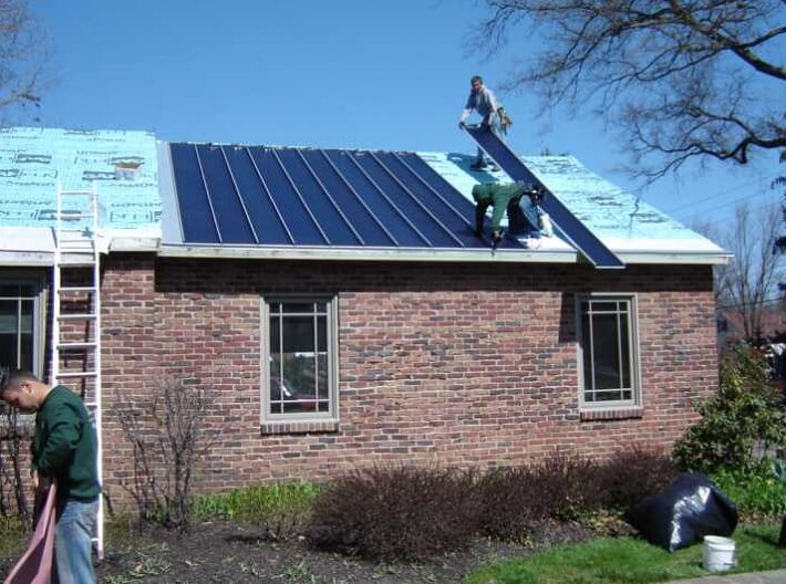 exemple d'installation de toit solaire